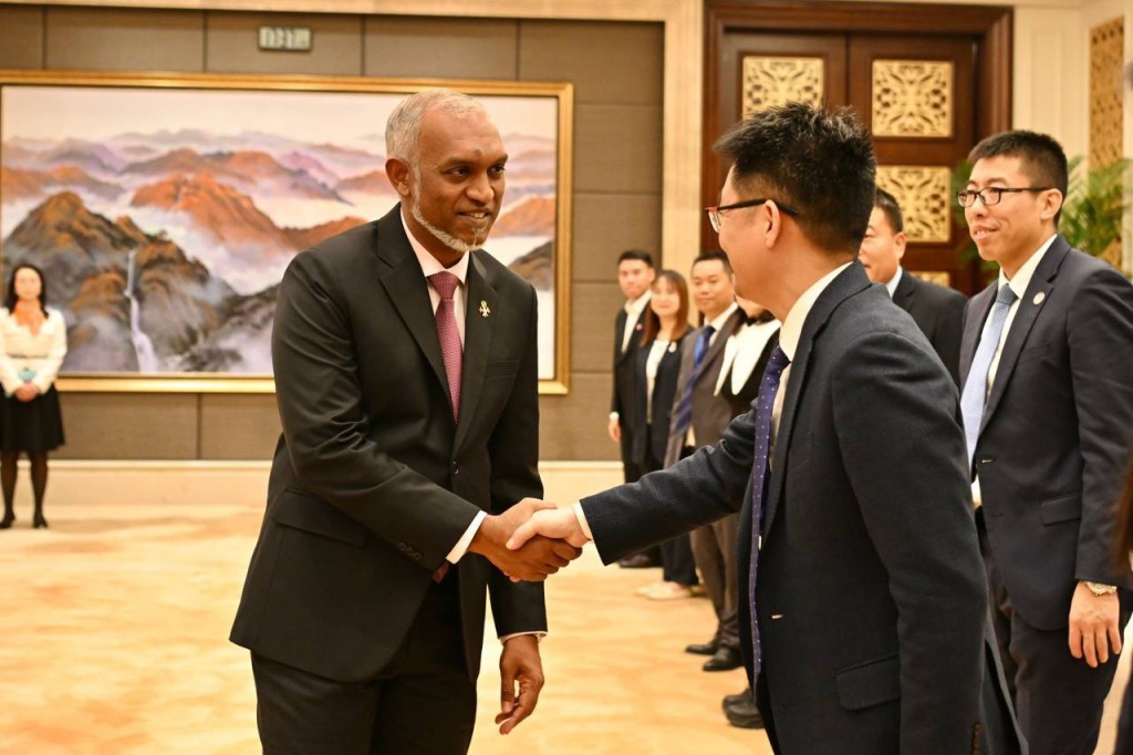 Sinamale' bridge hedhi China ge kunfuneege isverin Raees aa bahdhalu kurahvaifi