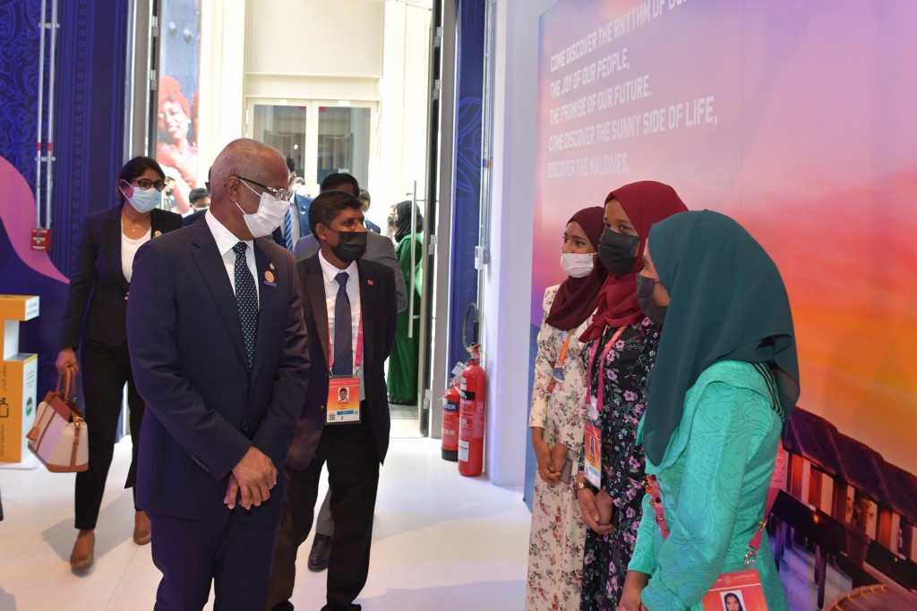 Raees Solih EXPO 2020 Dubai ah ziyaaraikurehvvun
