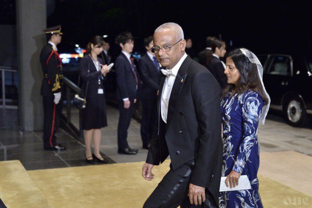 President and First Lady attends Court Banquet by the new Emperor of Japan
