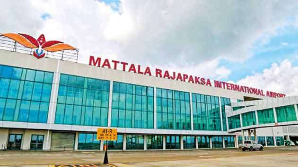 Lanka ge Mattala Airport bandhukoh flight maraamaathu kuraa thanakah badhalukuranee