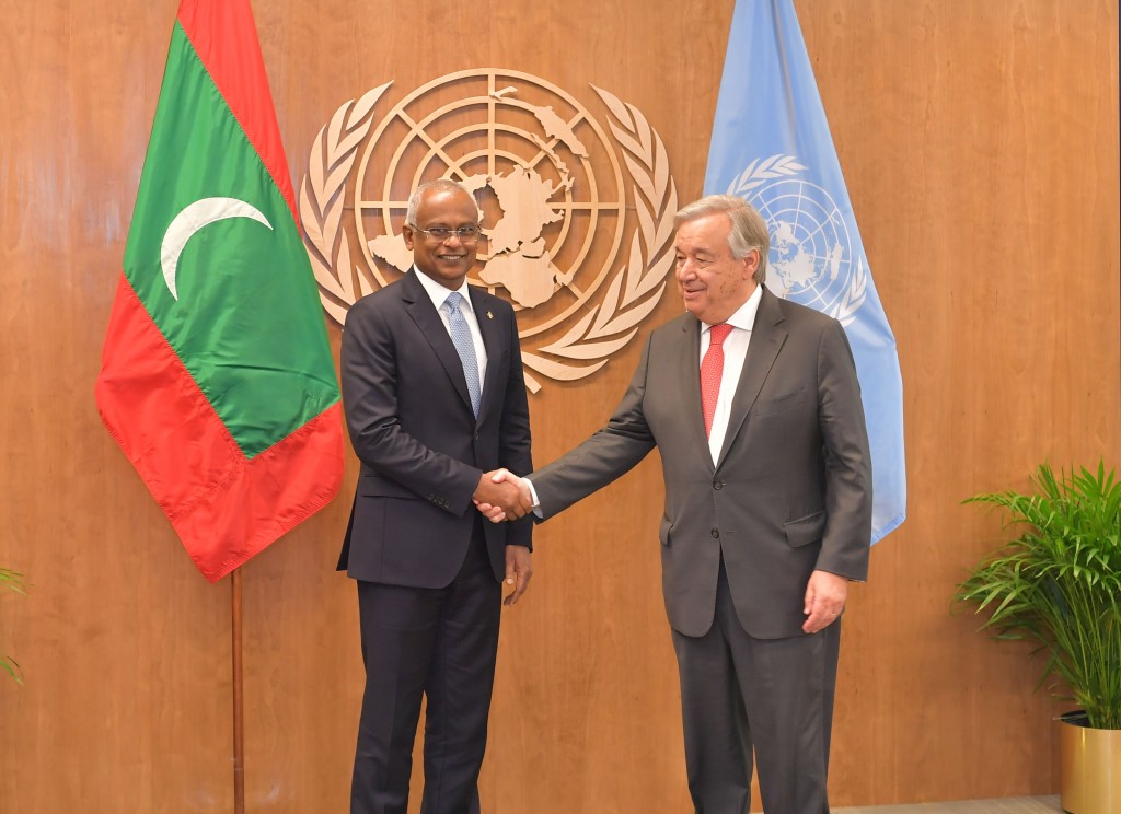 President meets the Secretary-General of the United Nations