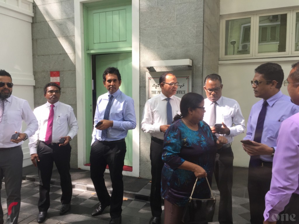 Progressive Coalition meets with President Solih