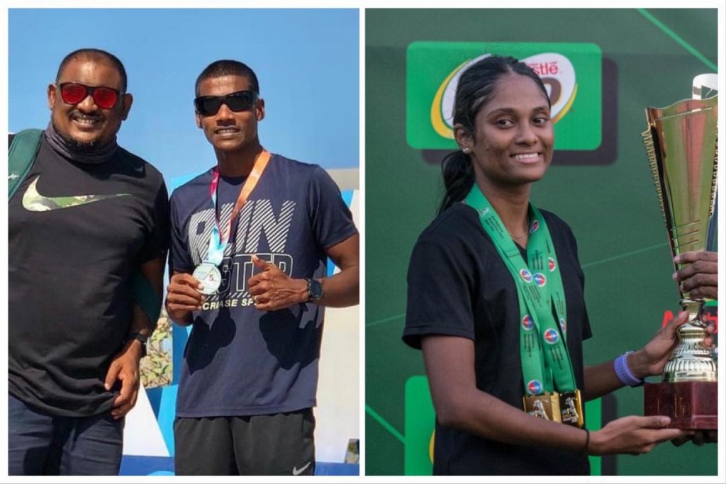 Fazeel ah furathama bainalaguvaamee ran medal, Jaisha ah gaumee record eh