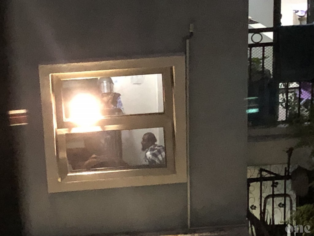 Police breaks down door of flat to arrest father of the two-year-old rape victim