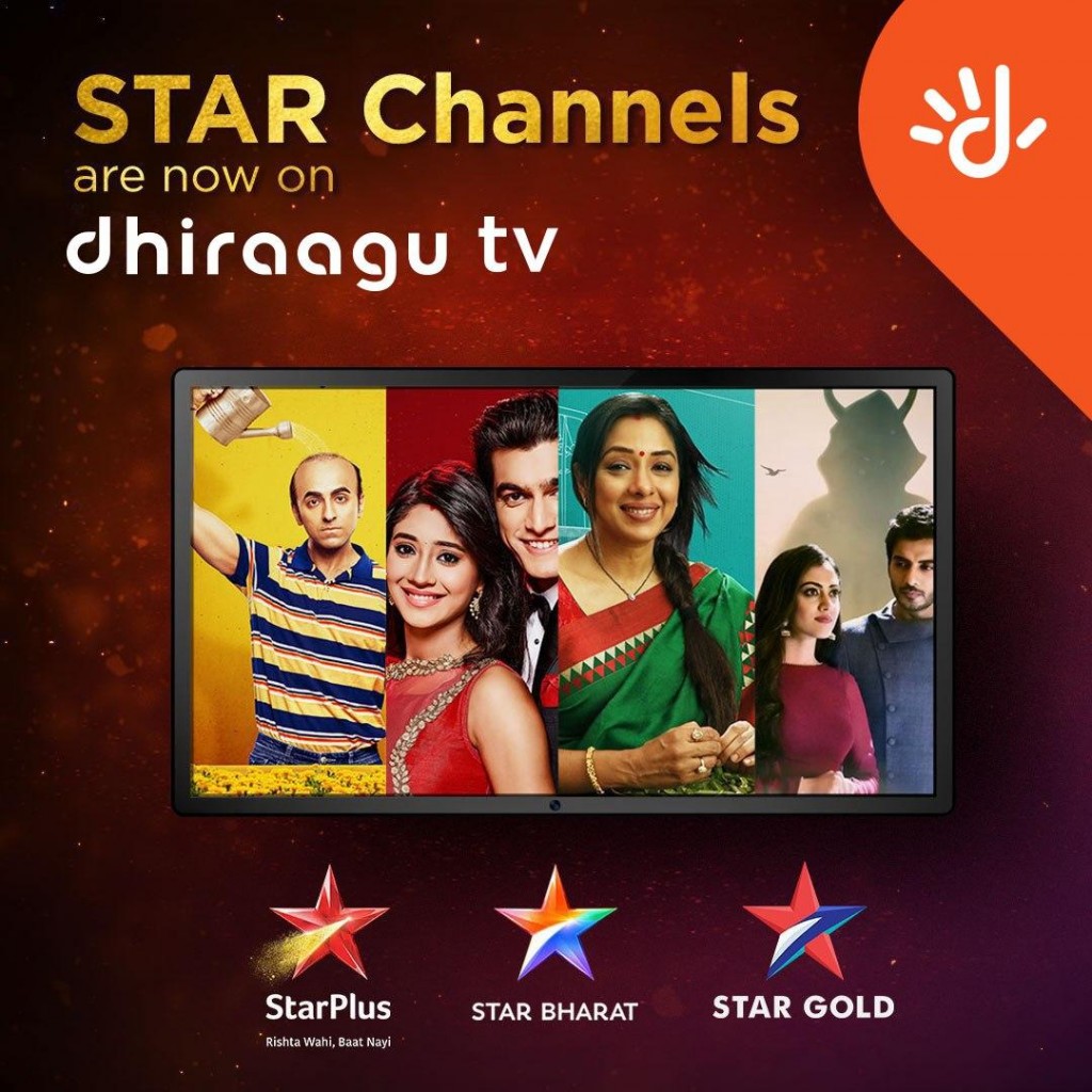 Dhivehinge thereygai mashooru Star Channel thah Dhiraagu TV ah
