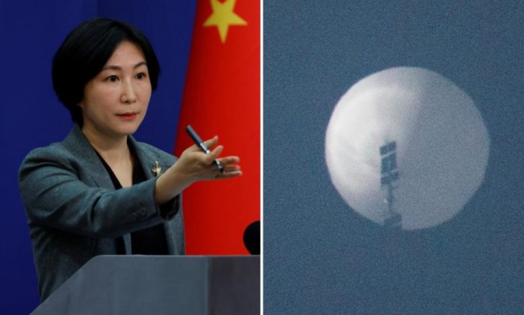 China urges calm over 'spy' balloon in US airspace