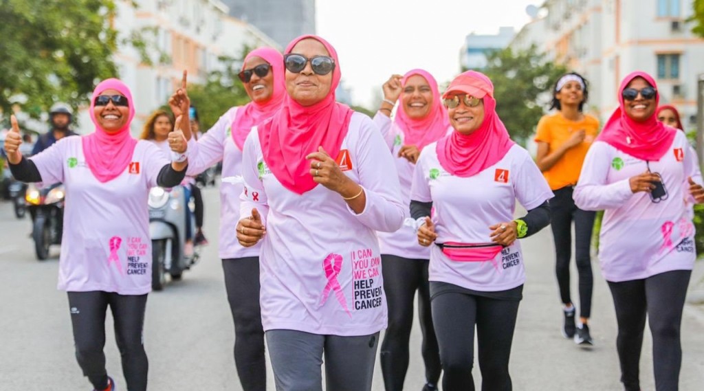 ''Pink Ribbon Run Wal'' anna honihiru dhuvahu