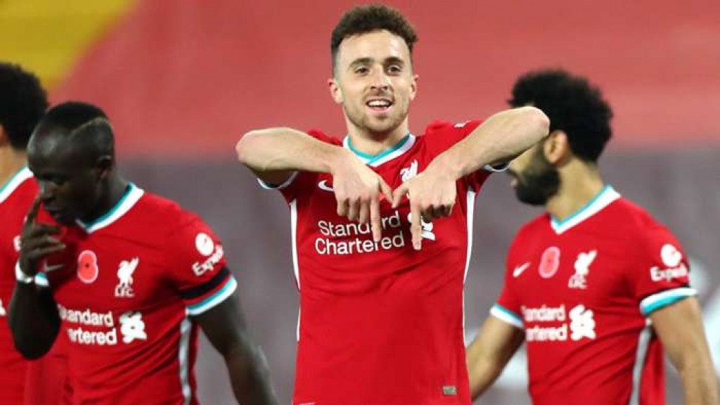Jota araa jehi goal in molhuve Liverpool 1 vana ah