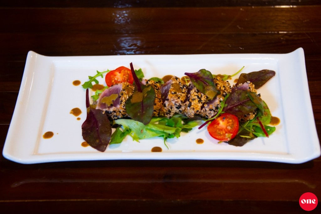 One Kitchen: Sesame Crusted Seared Tuna with Wasabi Soy Recipe