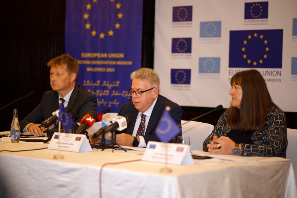Candidate inn vee gina vaudhuthah huree vakivaki farudhunnah faidhaavaa gothah, faisaa ge dhauruves bodu: EU