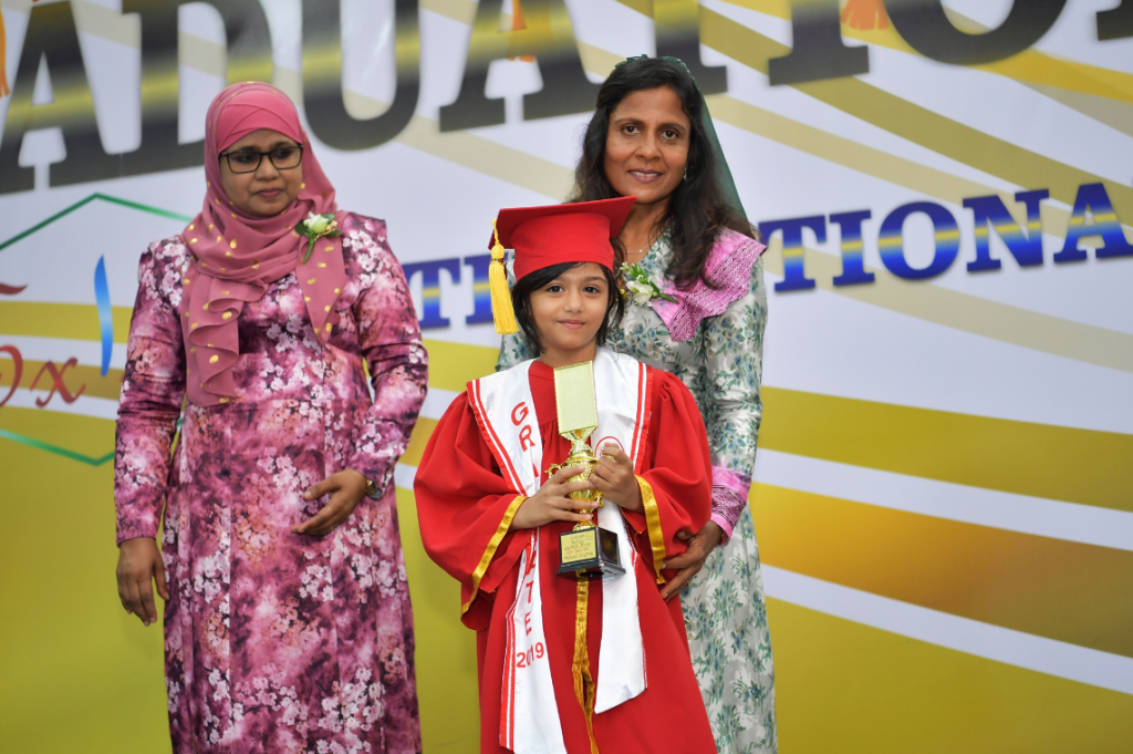 First Lady attends graduation of Excel International School