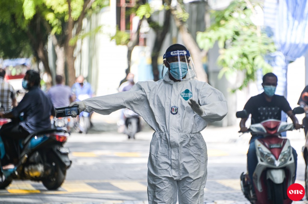 74 tested positive today, 13 from Male'