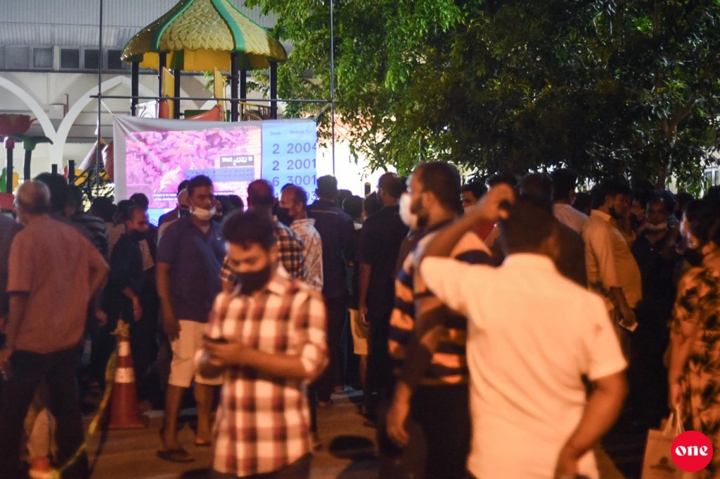 #OnePhoto : Social Center gai Covishield ge dhevana dose jehun