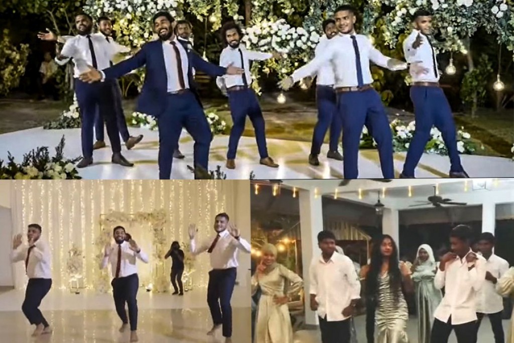 Mihaaru raahjjeygauives Brides maidunnai groomsmenunge surprise neshunthah, kaiveni party thakuge enme salhi faraaiy
