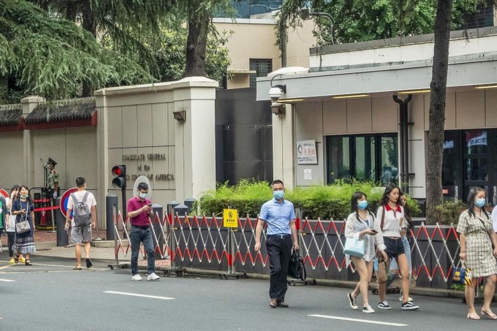 Consulate in Chengdu readies for closure as US, China clash