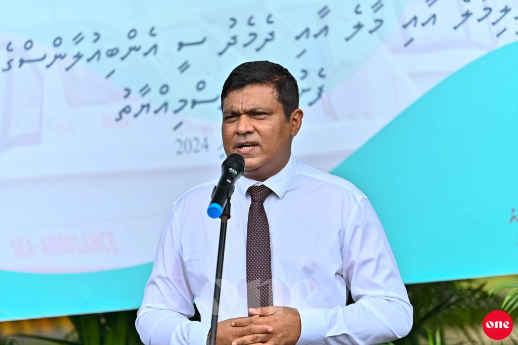 Transport Minister Ameen ah Majlis in ruhun dheefi