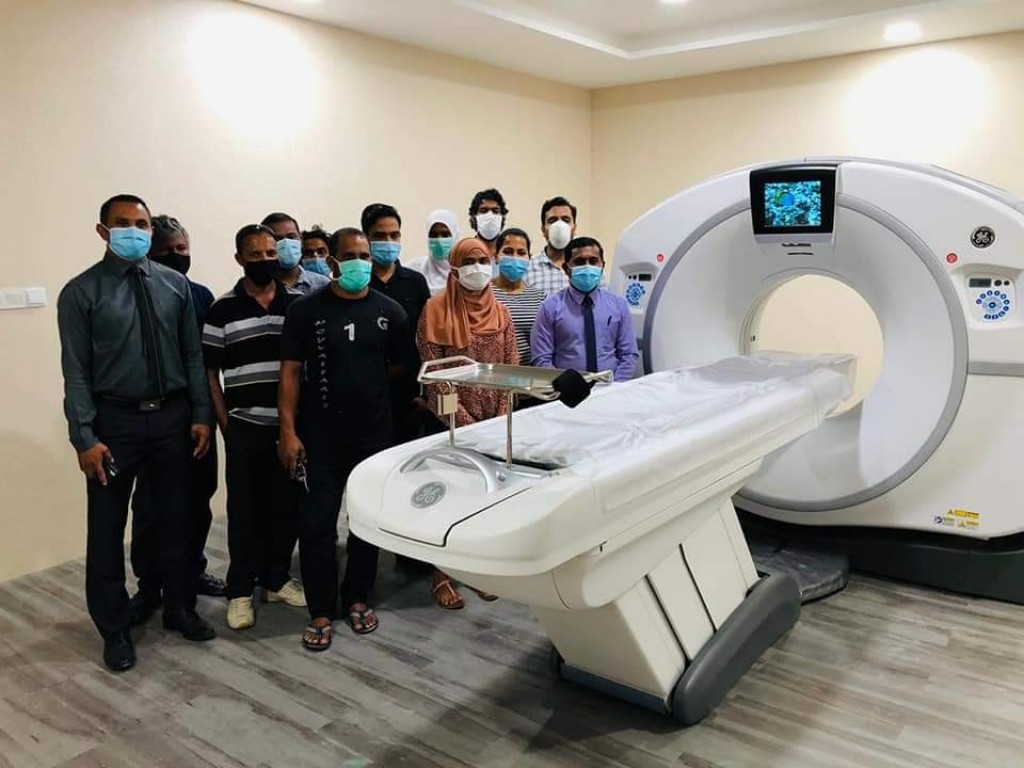 L. Gan regional hospital inn CT scan ge hidhumaiy dhinun Raees fahtavai dhevvaifi