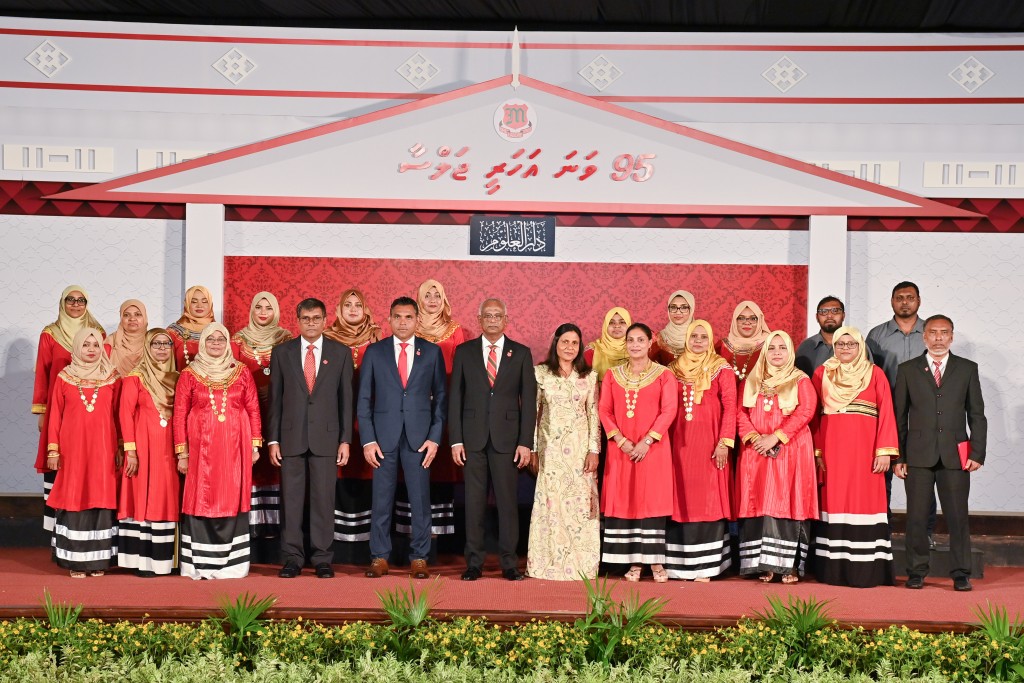 Photo: Majeedhiyaa School ge 95 vana aharee jalsa