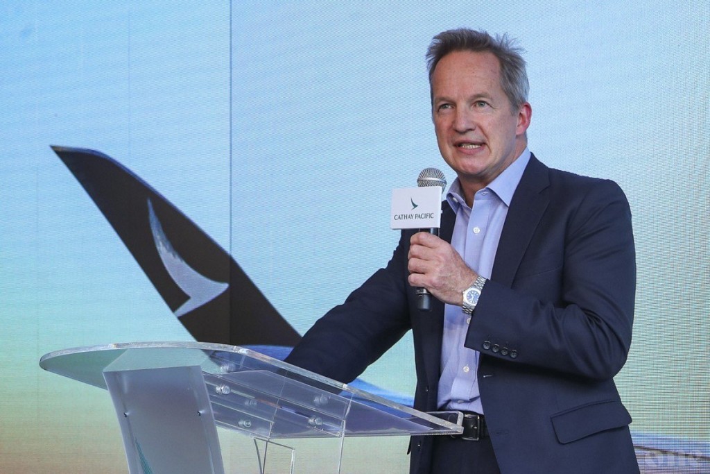 Cathay Pacific CEO resigns