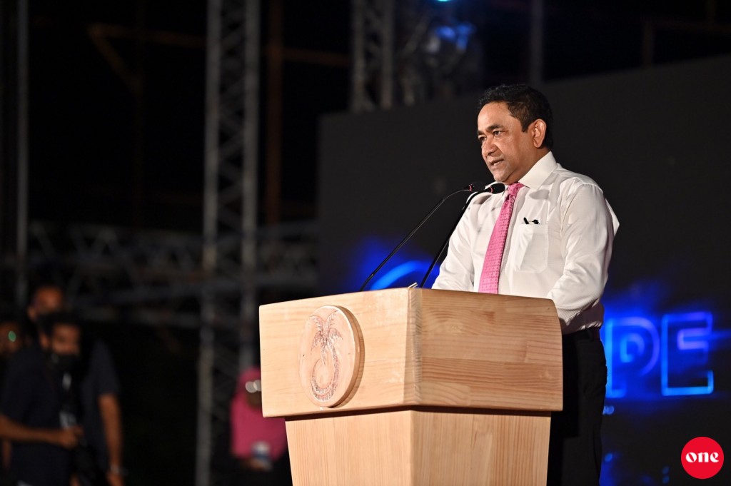 Raajje ah vegen midhanee beeru kanfathakun adu eheema vaa goiy: Raees Yameen