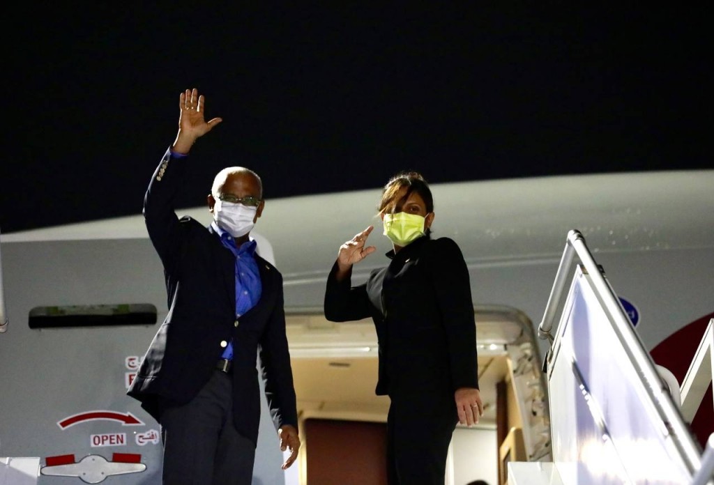 President Solih departs on Official Visit to Qatar and State Visit to Bangladesh
