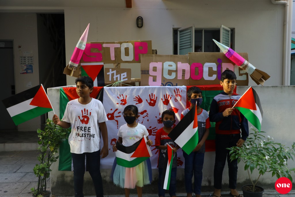 #OnePhoto: Loaiybaa eku mulhi Raajje Palestine aa eku