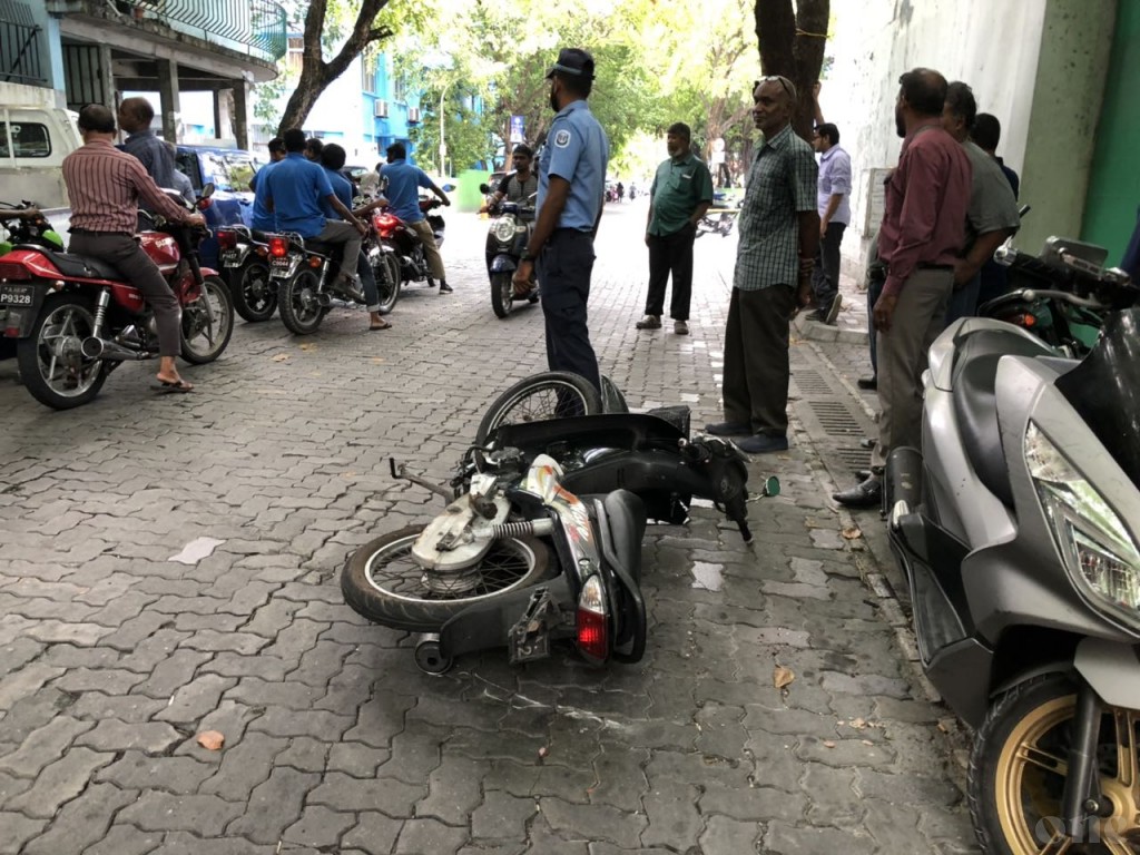 One injured during accident near market