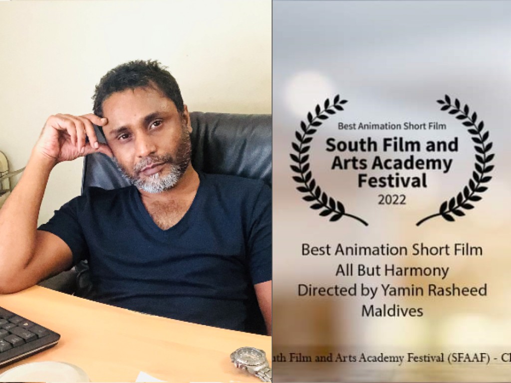Miee mulhin ehen fenvareh, 'Maakanaa Show' Yaamin Rasheedge animation direction beyruge award thakaai hamayah