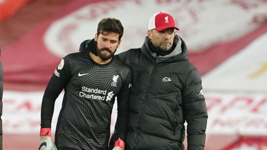 Liverpool ge Alisson aai Jota ah ves aniyaa vejje