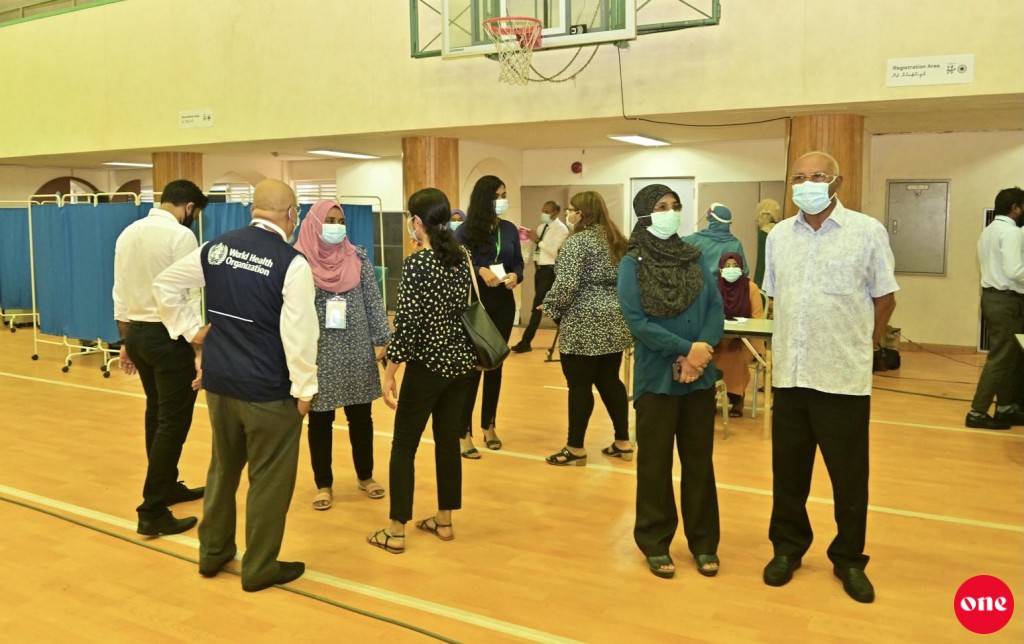 Raees Solih miadhu Covid vaccine jahssavanee