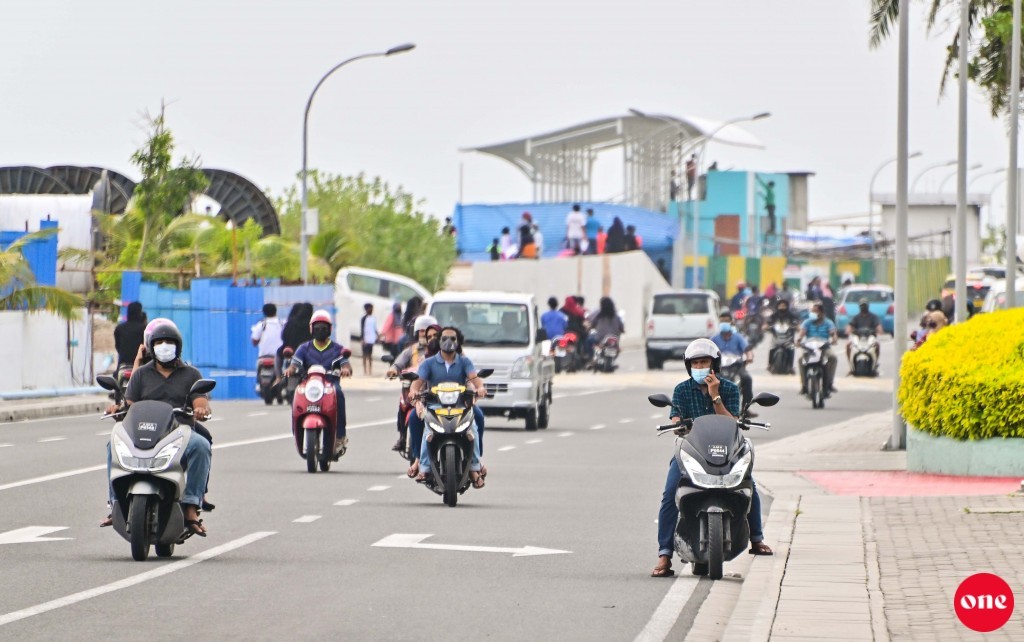 Driving vehicles banned in Male' area from 6 p.m. to 6 a.m.