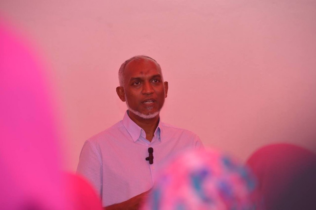 Mi sarukaarun gennan fashaafaivaa tharaggee ge evves mashrooeh huttaeh nulaanan: Muizzu