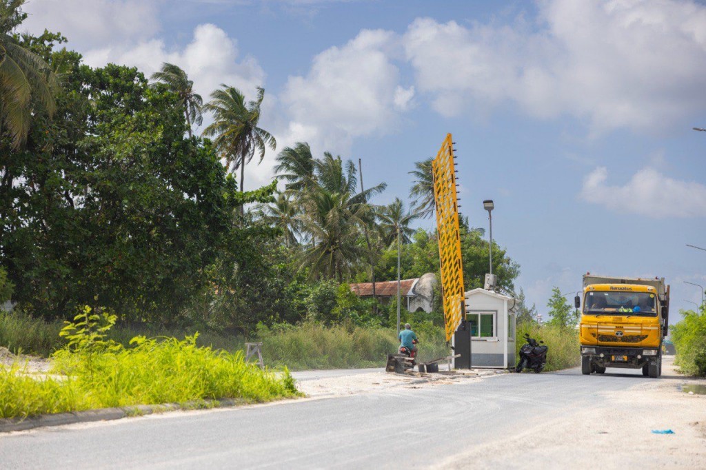 Hulhumale' phase 2 gai fence jahai bandhu kohfaivaa sarahahdhah vanun manaakoffi