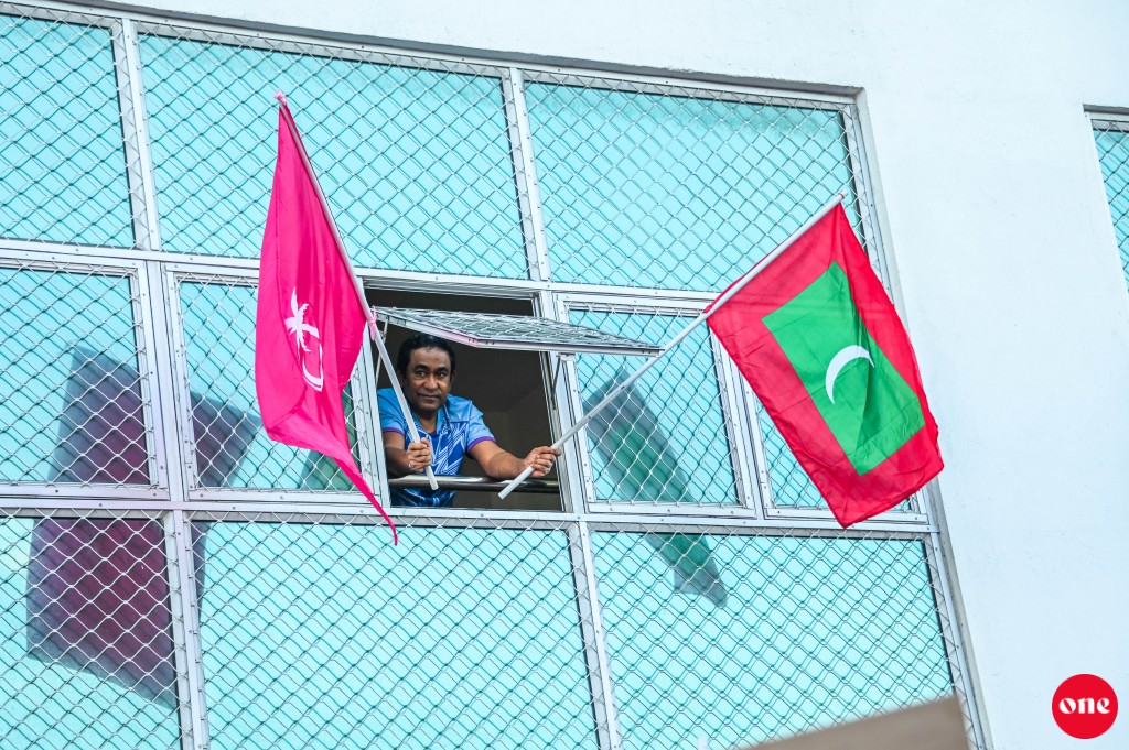 #OnePhoto: Idhikolhun ''insaafu hoadhan'' namugai behvi muzaaharaa