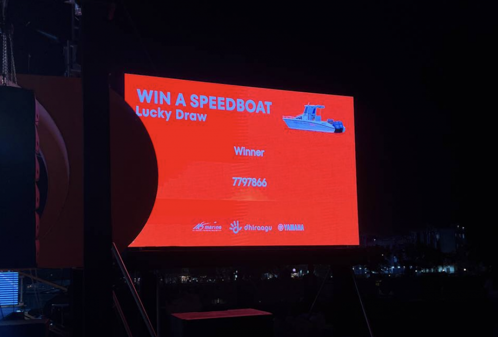 ''Win a speedboat'' promotion ge naseebuveriyaa hovaifi