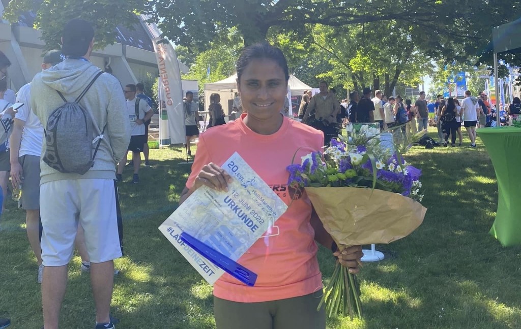 5 Kilometer ge record Samha muguraalaifi, ''Ummeedhakee 20 minute ahvure avas kurun''