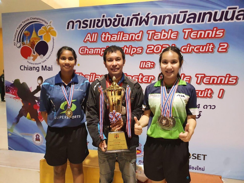 Dheema ah anekkaaves bodu kaamiyaabee eh, Thailand mubaaraathun doubles champion kan