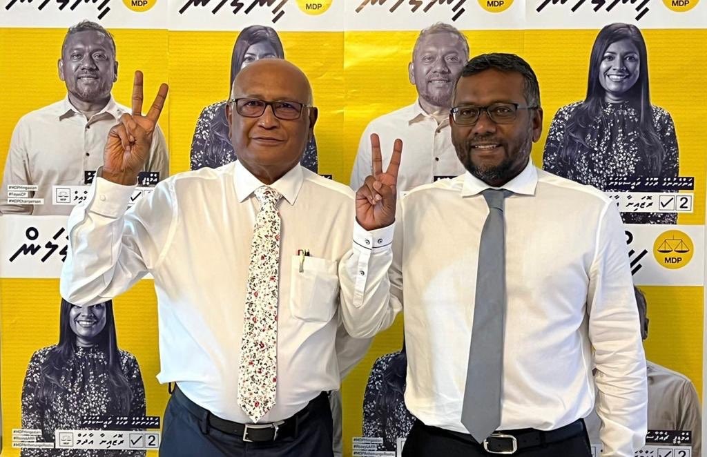 Health Minister Naseem ge thaaeedhu Fayyaz ah