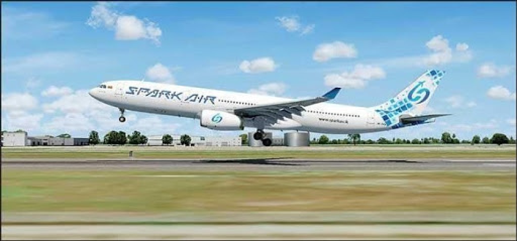 Lanka ge aa Airline Spark Air ge dhathuruthah anna aharu kureekolhu fashanee