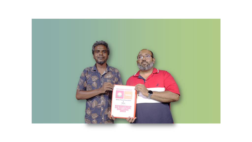 Golden Futsal Challenge 2025 ge Silver partner akah Gizmo