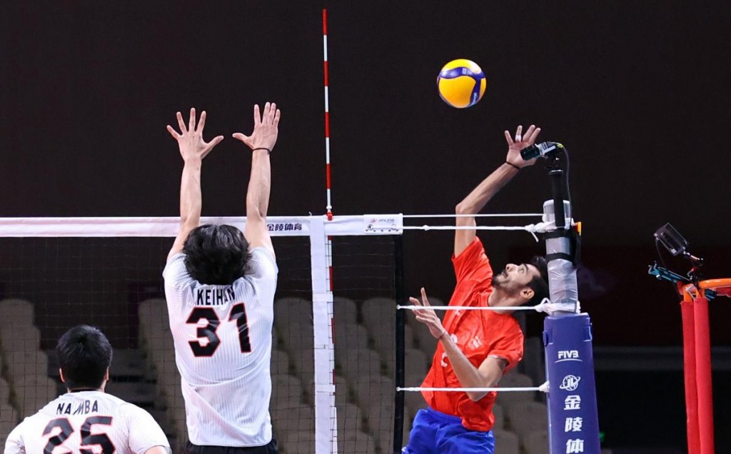 India aai Pakistan balikoh Japan aai Qatar Asian Games ge vollyball ge Semi ah