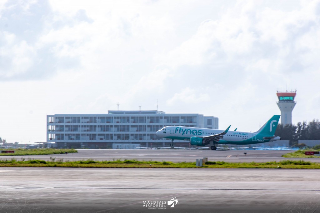 Saudi ge Flynas ge dhathuruthah Raajje ah fashaifi