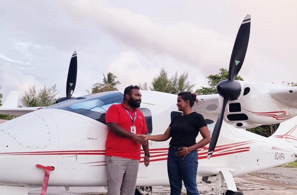 Maldivian Aviation Academy in dhe dharivaraku course furihama kohfi