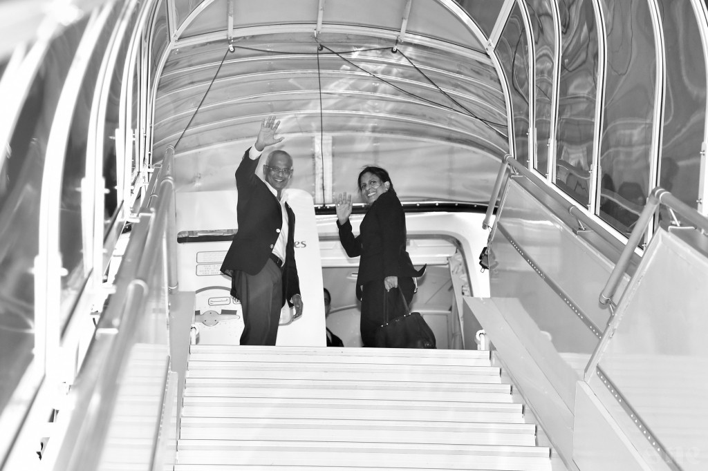 President and the First Lady departs on state visit to Mauritius