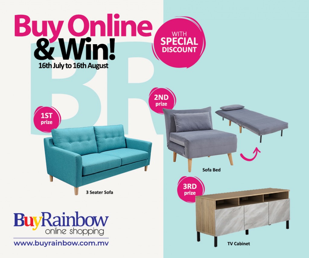 Bodethi inaamuthakaa eku Rainbow online store in haassa promotion eh fashaifi