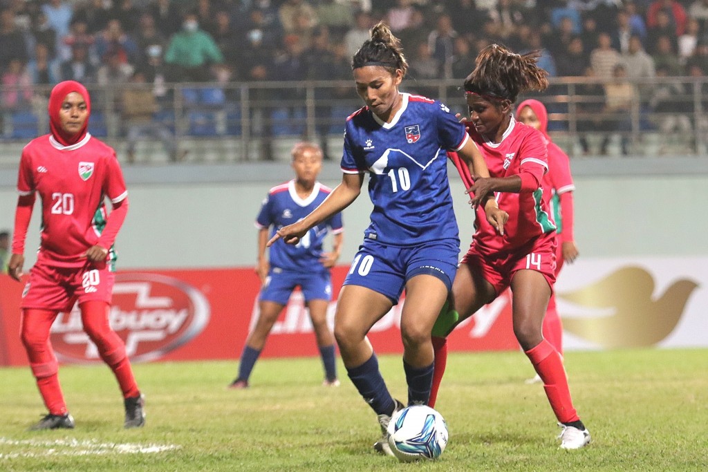 SAFF anhen mubaaraaiy: Nepal in Raajje kolhah 11 goal jahaifi