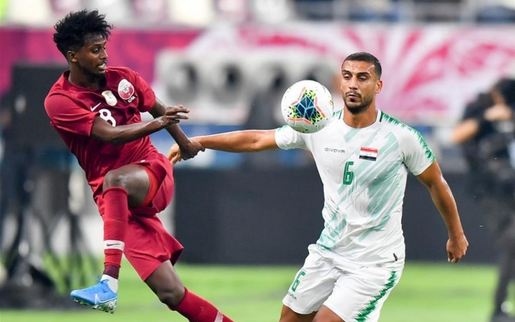 Gulf ge arabi gaumuthakuge football mubaaraathuge final ah Iraq aai Oman