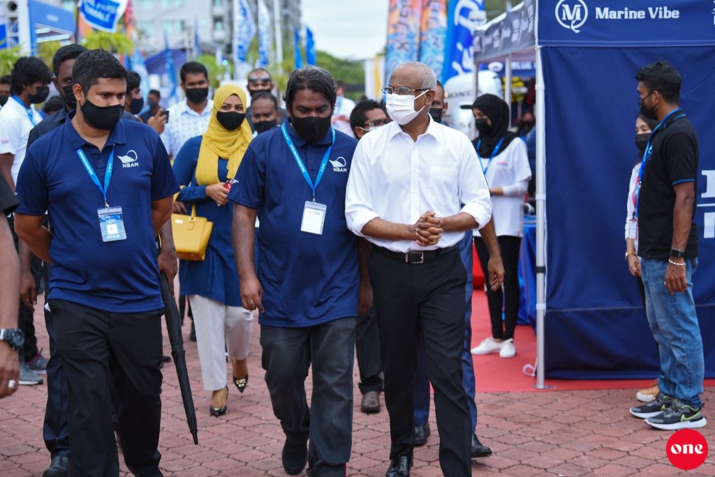 Raees Solih, Marine Expo ah ziyaaraiy kurahvaifi