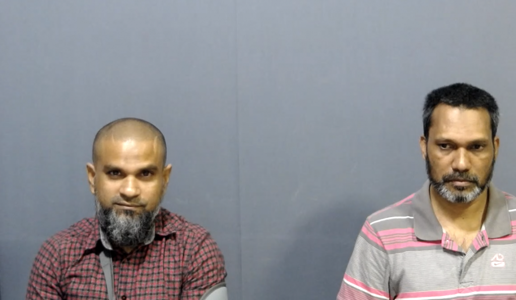 130 kilo ge drug massala: Bodun kamah thuhumathuvaa 2 meehunge bandhu dhamahahtaifi