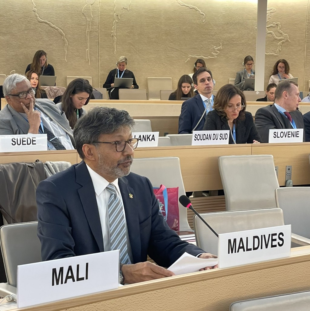 UN ge insaanee haggu thakaa behey council ge Naib Raees akah Asim